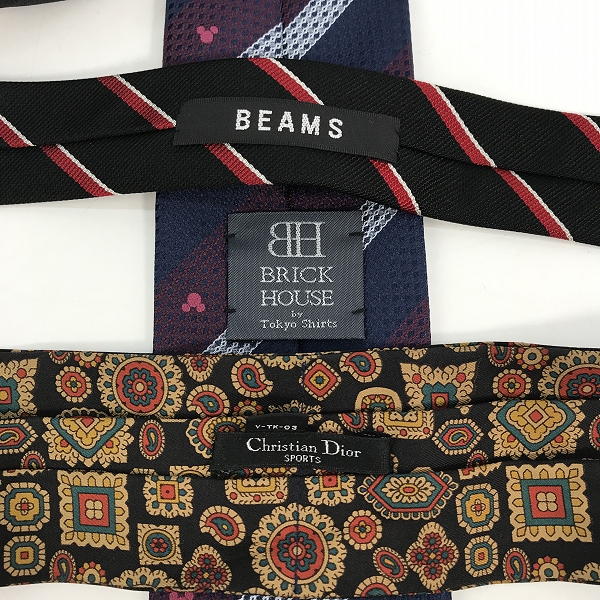 実際に弊社で買取させて頂いた【おまとめ】BRICK HOUSE/ブリックハウス Christian Dior SPORTS/クリスチャンディオールスポーツ 等 ネクタイの画像 1枚目