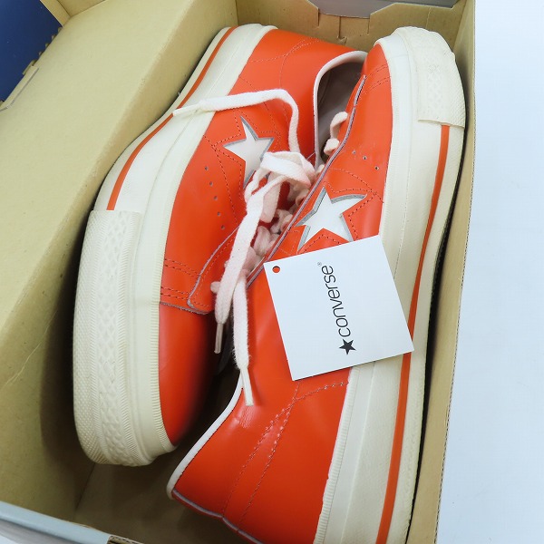 実際に弊社で買取させて頂いたCONVERSE/コンバース ONE STAR ワンスター タケオキクチ TK03 OX ORANGE/27.5の画像 7枚目