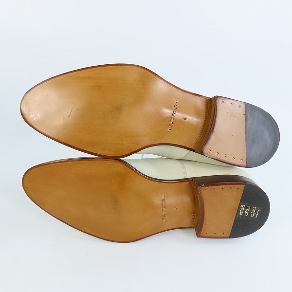 実際に弊社で買取させて頂いたTOM FORD/トムフォード ストレートチップ ドレスシューズ J1367T 8の画像 2枚目