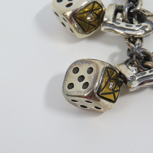 実際に弊社で買取させて頂いた（2）GANGSTERVILLE/ギャングスタービル × galcia/ガルシア DICE TOP/CHIAN SET/ダイス ネックレスの画像 6枚目