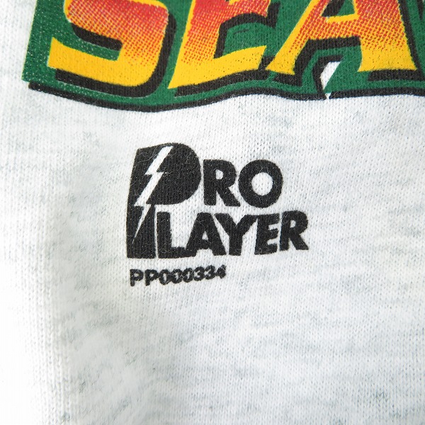 実際に弊社で買取させて頂いたPRO PLAYER/プロプレイヤー NBA Finals 1996 BULLS vs SONICS ヴィンテージ Tシャツ カットソー Mの画像 6枚目