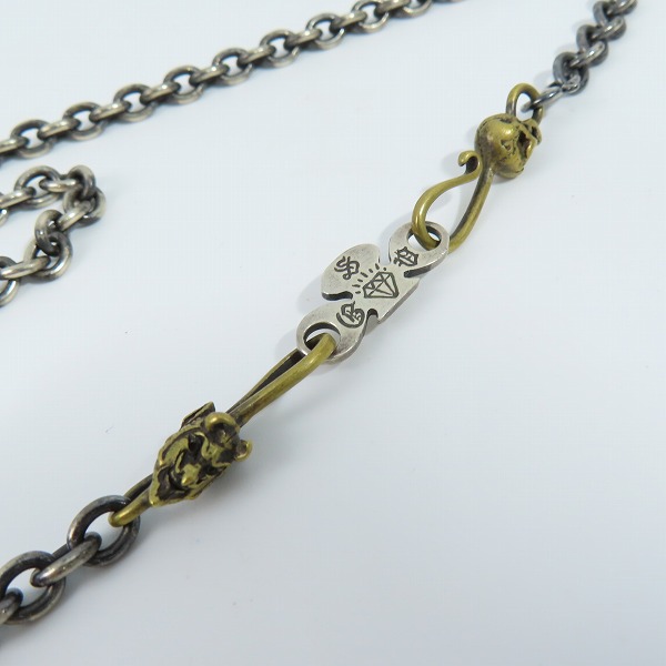 実際に弊社で買取させて頂いたGANGSTERVILLE× galcia/ギャングスタービル×ガルシア DICE TOP/CHIAN SET/ダイス ネックレスの画像 5枚目