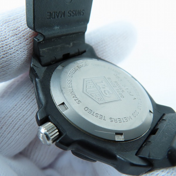 実際に弊社で買取させて頂いた【ジャンク/動作未確認】TAG HEUER/タグホイヤー フォーミュラー１ 383.513/1 アナログ腕時計の画像 6枚目