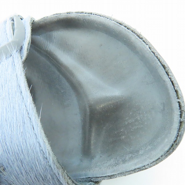 実際に弊社で買取させて頂いたRick Owens×BIRKENSTOCK/リックオウエンス×ビルケンシュトック アリゾナ ファー サンダル/26.5の画像 8枚目