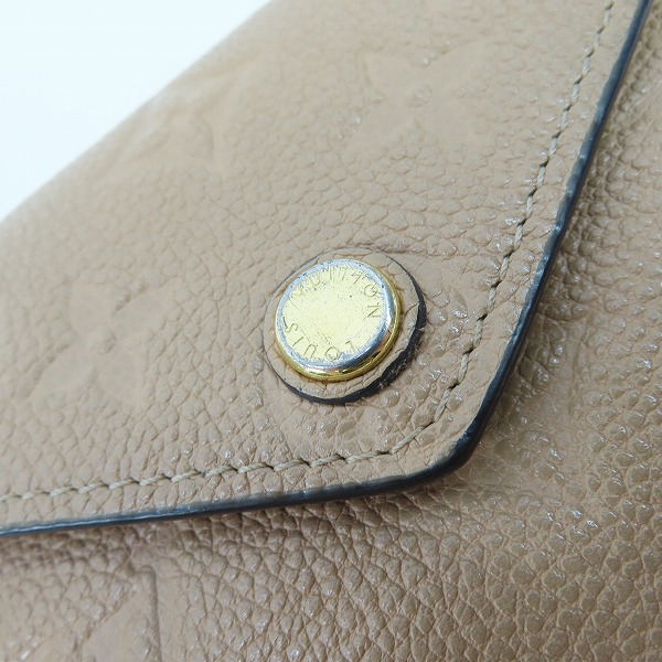 実際に弊社で買取させて頂いたLouis Vuitton/ルイヴィトン モノグラム アンプラント ポルトフォイユ ヴィクトリーヌ ヴィゾン 三つ折り財布 M63529の画像 6枚目