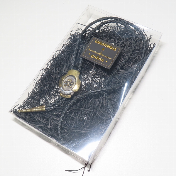 実際に弊社で買取させて頂いた(1)GANGSTERVILLE×Galcia/ギャングスタービル×ガルシア スカル ボロタイ シルバー×真鍮の画像 6枚目