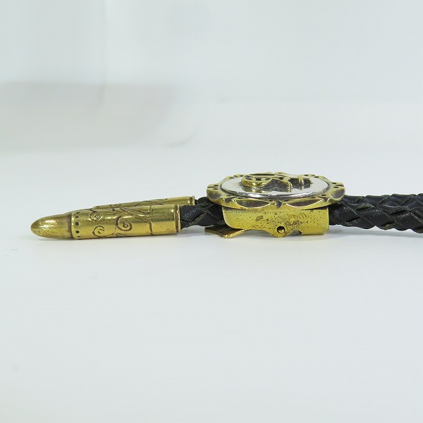 実際に弊社で買取させて頂いたGANGSTERVILLE×Galcia/ギャングスタービル×ガルシア ループタイ/ボロタイ ゴールド×シルバーの画像 2枚目