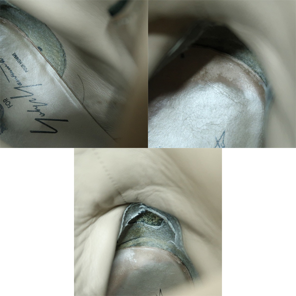 実際に弊社で買取させて頂いたYOHJI YAMAMOTO pour homme×Dr.Martens/ヨウジヤマモト×ドクターマーチン 07AW ベルトストラップブーツ 12303001/UK9の画像 6枚目