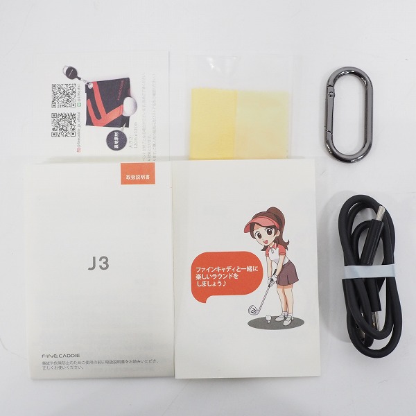 実際に弊社で買取させて頂いたFINECADDIE/ファインキャディ J3 ゴルフ レーザー距離計 ゴルフスコープ  充電式の画像 8枚目