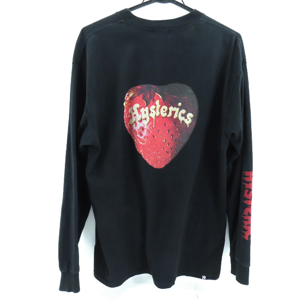実際に弊社で買取させて頂いたHYSTERIC GLAMOUR/ヒステリックグラマー スカルベリー 長袖Tシャツ 02203CL15/Mの画像 1枚目