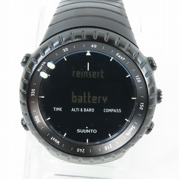 実際に弊社で買取させて頂いたSUUNTO/スント CORE/コア オールブラック 腕時計 SO14279010【動作未確認】