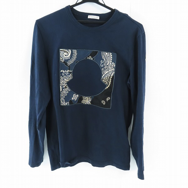 実際に弊社で買取させて頂いた【JPタグ】MONCLER/モンクレール 22AW MAGLIA T-SHIRT M/LUNGA 長袖Tシャツ G20918D00007 8390T/S