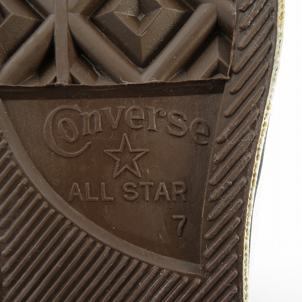 実際に弊社で買取させて頂いたCONVERSE/コンバース ビンテージ  USA製  80's オールスターハイ バスケットボール ブラック 1-9160/7の画像 5枚目