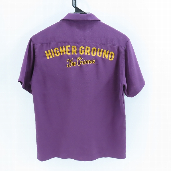 実際に弊社で買取させて頂いたTHE CRIMIE/クライミー チェーンステッチ刺繍 ボーリング シャツ/Sの画像 1枚目