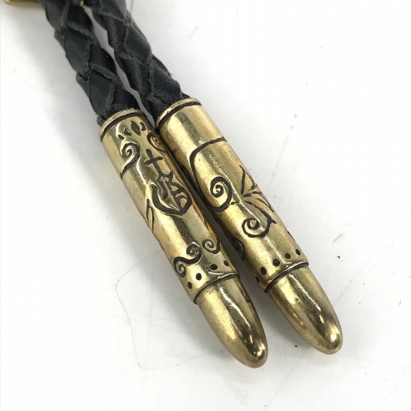 実際に弊社で買取させて頂いた(5)Gangsterville×galcia/ギャングスタービル×ガルシア TWO FACE/ダブルフェイス BOLO TIE/ボロタイ/ループタイ ブラス/真鍮の画像 5枚目