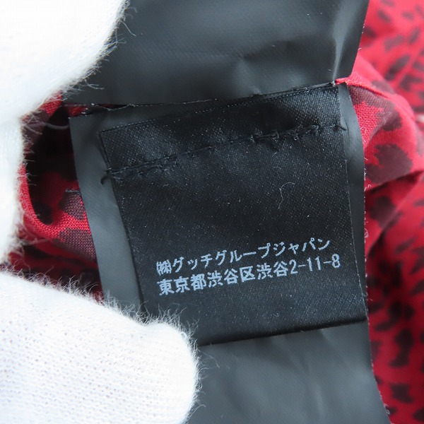 実際に弊社で買取させて頂いた【JPタグ】SAINT LAURENT PARIS/サンローランパリ レオパード シャツ/319540 YVP36/39の画像 6枚目