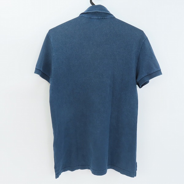 実際に弊社で買取させて頂いたETRO/エトロ 胸ロゴ刺繍 襟下ペイズリー柄半袖ポロシャツ XSの画像 1枚目