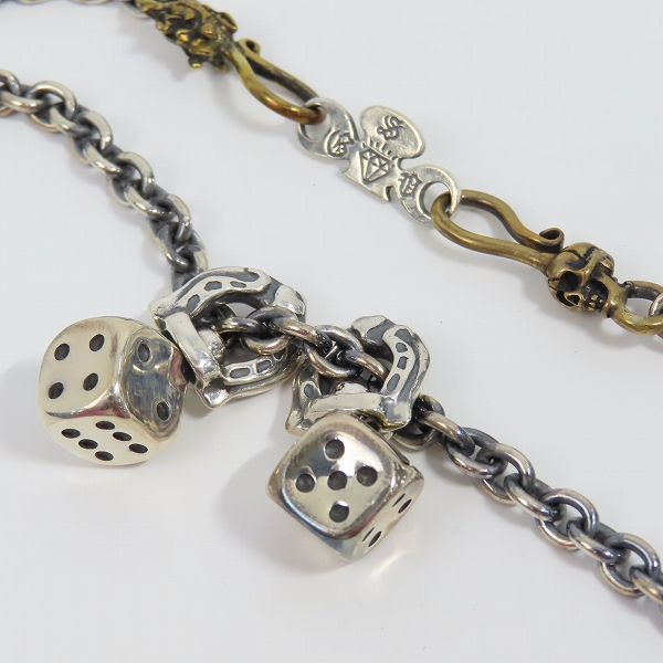実際に弊社で買取させて頂いた（2）GANGSTERVILLE/ギャングスタービル × galcia/ガルシア DICE TOP/CHIAN SET/ダイス ネックレス
