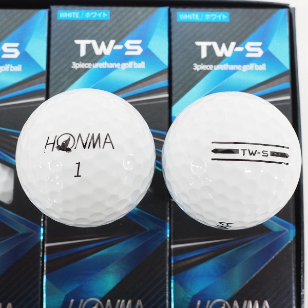 実際に弊社で買取させて頂いた【未使用】HONMA/ホンマ TW-S 3ピース ゴルフボール WHITE/ホワイト 1ダースの画像 1枚目