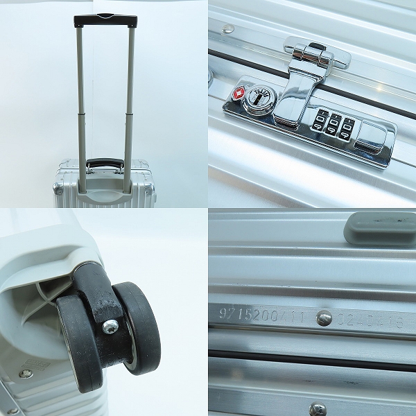 実際に弊社で買取させて頂いたRIMOWA/リモワ ルフトハンザ トパーズ 4輪 キャリーケース 921.52/32Lの画像 3枚目