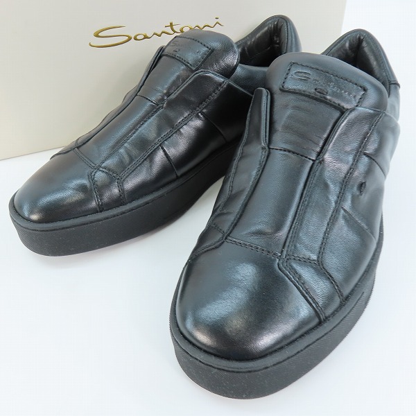 実際に弊社で買取させて頂いたSANTONI/サントーニ レザー ローカット スニーカー B72C/21245 6