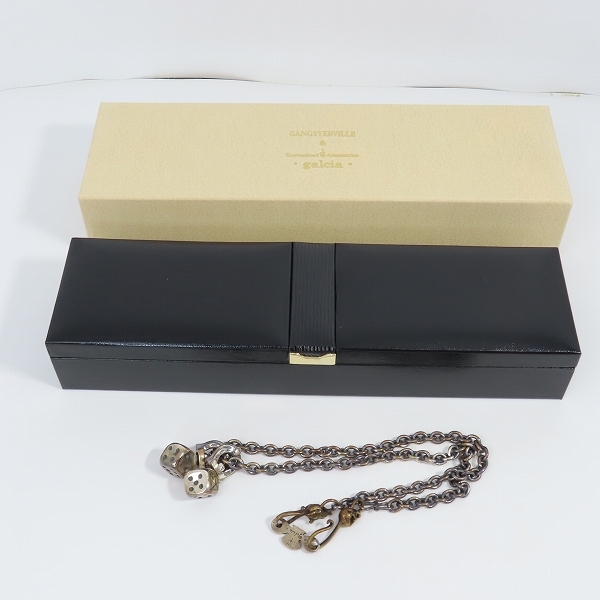 実際に弊社で買取させて頂いた（1）GANGSTERVILLE/ギャングスタービル × galcia/ガルシア DICE TOP/CHIAN SET/ダイス ネックレスの画像 8枚目