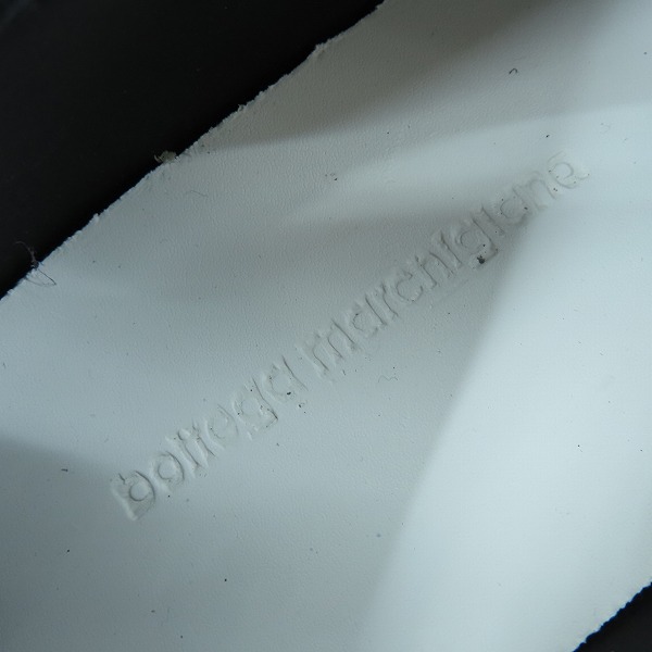 実際に弊社で買取させて頂いたbottega marchigiana/ボッテガマルキジャーナ バイカラー レザー スニーカー/40 の画像 5枚目