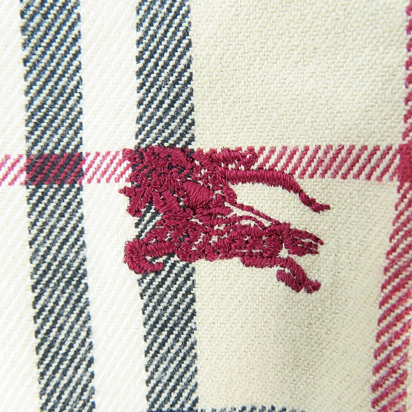 実際に弊社で買取させて頂いたBURBERRY BLUE LABEL/バーバリーブルーレーベル  ノバチェック ロング ワンピース/38の画像 5枚目