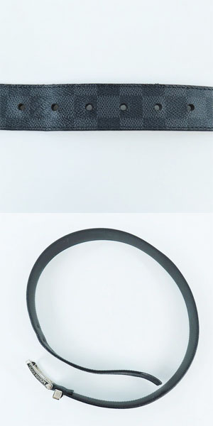 実際に弊社で買取させて頂いたLOUIS VUITTON/ルイヴィトン サンチュールポンヌフ ダミエ レザー ベルト M9402の画像 6枚目