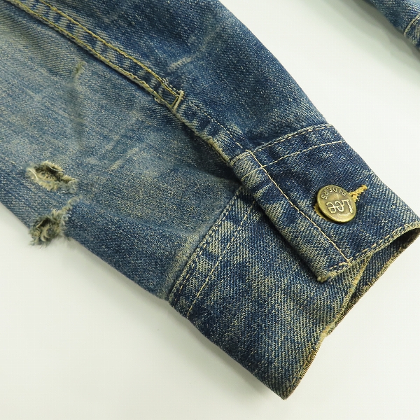実際に弊社で買取させて頂いたLee/リー ヴィンテージ/ビンテージ デニムジャケットの画像 4枚目