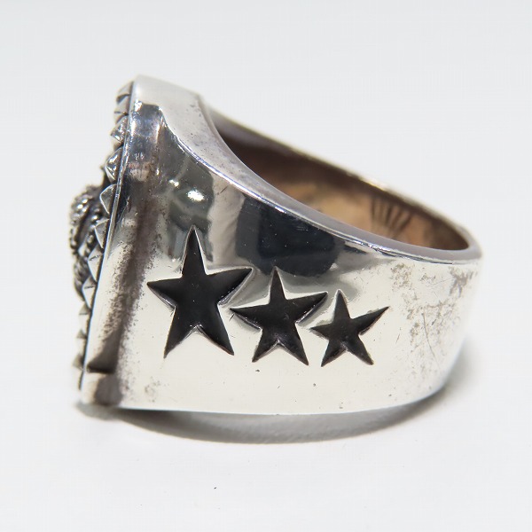 実際に弊社で買取させて頂いたJustin Davis/ジャスティンデイビス ラックスター/クラウンリング SRJ267/15号の画像 2枚目