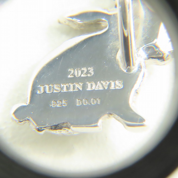 実際に弊社で買取させて頂いた【ギャラ付】Justin Davis/ジャスティンデイビス 2023 LIMITED BARON “B” Pendant バロン ビー ペンダント SPJ984の画像 5枚目