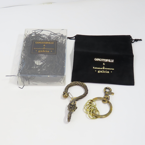 実際に弊社で買取させて頂いた（1）Gangsterville×galcia/ギャングスタービル×ガルシア キーホルダー DEVIL/デビル ブラス 真鍮 キーフック 15cmの画像 9枚目