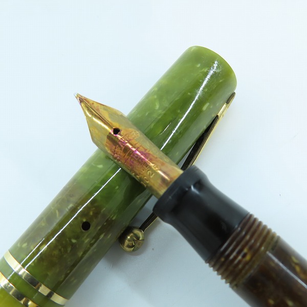 実際に弊社で買取させて頂いた【難有り】SHEAFFER/シェーファー レバーフィラー式 ヴィンテージ マーブル柄 万年筆 