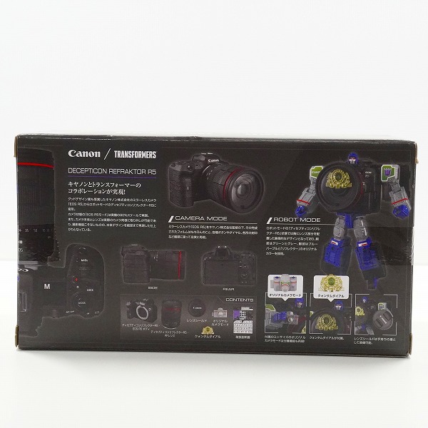 実際に弊社で買取させて頂いた【未開封】Canon×TRANSFORMERS/キャノン×トランスフォーマー ディセプティコンリフレクター R5 フィギュアの画像 1枚目