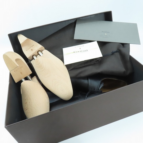 実際に弊社で買取させて頂いたCorthay/コルテ ARCA/アルカ プレーントゥ/レザーシューズ シューツリー付き 6.5の画像 7枚目