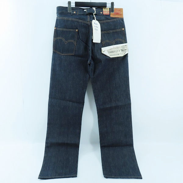 実際に弊社で買取させて頂いた【未使用】LEVI'S/リーバイス LVC 501XX 19221-0001 シンチバック リジッドデニム/W31/L36の画像 1枚目