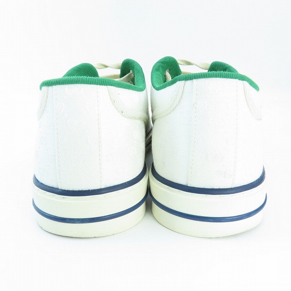 実際に弊社で買取させて頂いたGUCCI/グッチ TENNIS 1977 シェリーライン mini GG ジャカード ローカットスニーカー/8の画像 1枚目