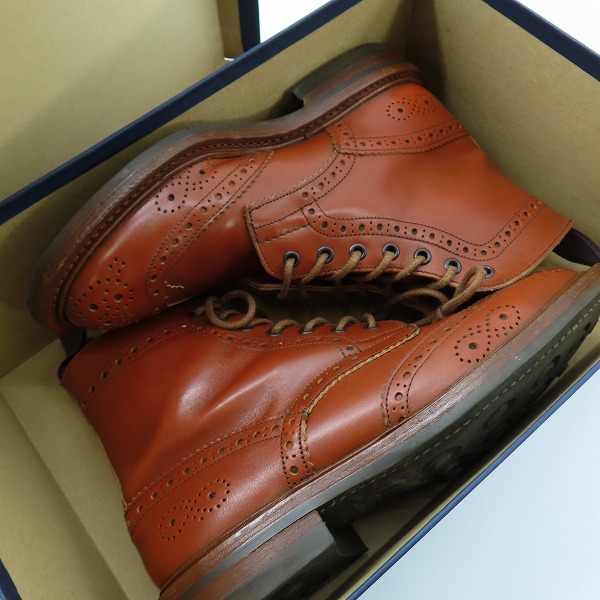 実際に弊社で買取させて頂いたTRICKER'SxPAUL SMITH/トリッカーズ×ポールスミス カントリーブーツ M6178/6.5の画像 7枚目