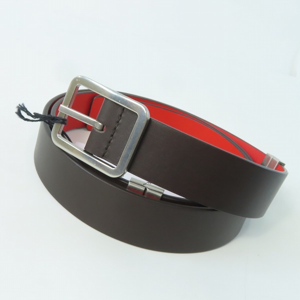 実際に弊社で買取させて頂いた【未使用】BOTTEGA VENETA/ボッテガヴェネタ Reversible Belt/リバーシブルベルト 649371 VA9B0