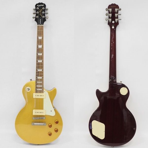 実際に弊社で買取させて頂いた★Epiphone/エピフォン Les Paul Standard '56 Gold Top/レスポールスタンダード 1956 ゴールドトップ ソフトケース付の画像 1枚目