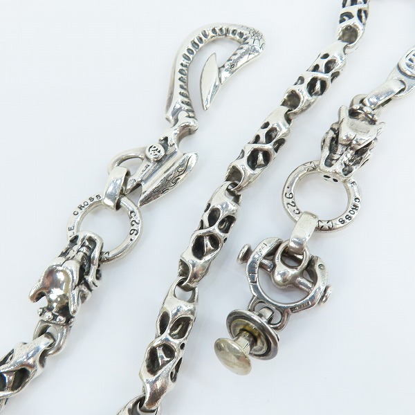 実際に弊社で買取させて頂いたTRAVIS WALKER/トラヴィスワーカー Hook 9 Meat links 2ガーゴイル ウォレットチェーン 