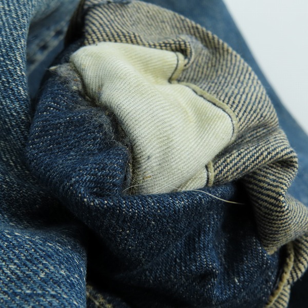 実際に弊社で買取させて頂いたEVIS/エヴィス/エビス デニムシャツ ジャケット カモメ Lot3005T/XLの画像 6枚目