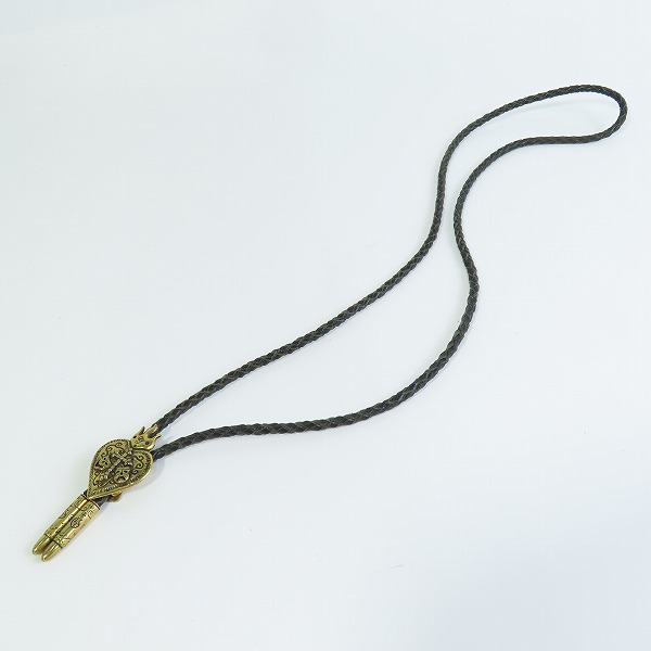 実際に弊社で買取させて頂いたGANGSTERVILLE×Galcia/ギャングスタービル×ガルシア ループタイ/ボロタイ ゴールドの画像 7枚目