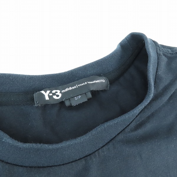 実際に弊社で買取させて頂いたY-3/ワイスリー 19AW Stacked Logo Short Sleeve Tee 半袖 ロゴ プリント Tシャツ FJ0409/Sの画像 7枚目