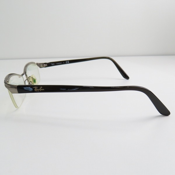 実際に弊社で買取させて頂いたRayBan/レイバン ハーフリム チタン 度入り眼鏡/メガネフレーム RB8696 1097の画像 1枚目