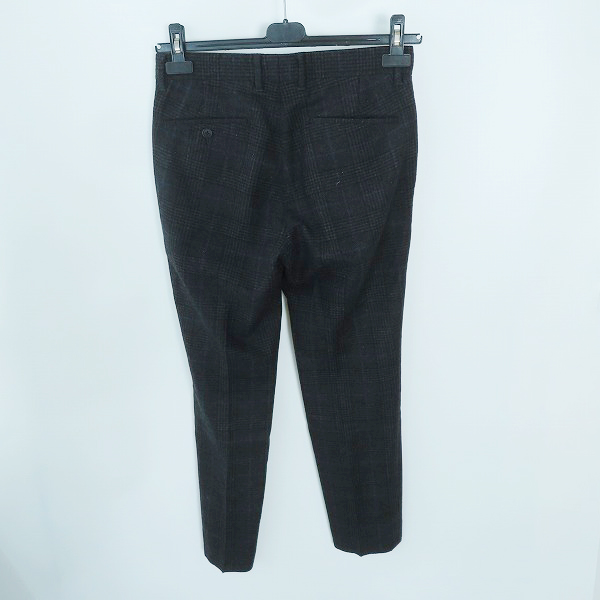 実際に弊社で買取させて頂いたEDIFICE/エディフィス グレンチェックテーパードスラックスパンツ 18-030-300-1017-3-0/44の画像 1枚目