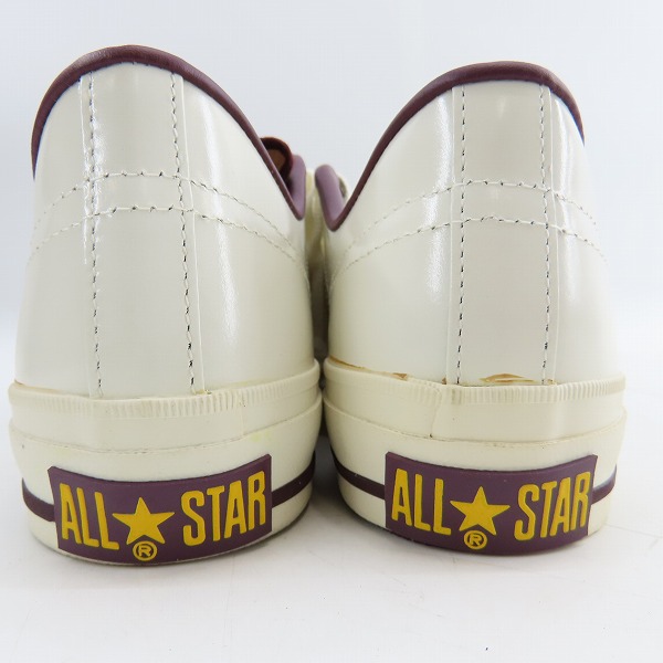 実際に弊社で買取させて頂いたCONVERSE/コンバース ONE STAR OX WHITE YELLOW/WINE/8の画像 1枚目