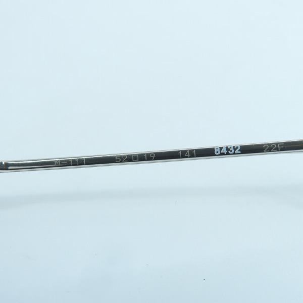 実際に弊社で買取させて頂いた999.9/フォーナインズ メガネフレーム アイウェア M-111 8432の画像 5枚目