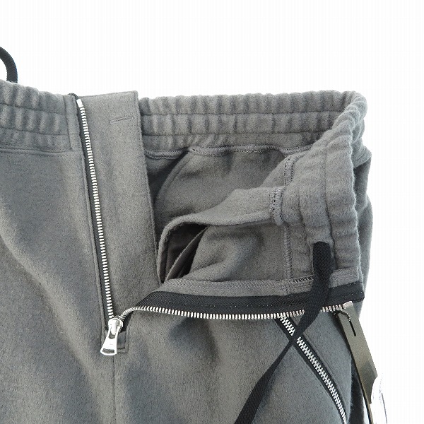 実際に弊社で買取させて頂いたISAMU KATAYAMA BACKLASH/バックラッシュ "SOFT SMOOTH" 縮絨ウール イージーパンツ 2022-01 Sの画像 5枚目